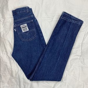 White Tab Striped Levi’s (DEADSTOCK)